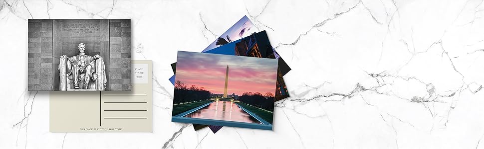 Better Office Products 50 Pack Travel Postcards, Famous US Landmarks and Historical Sites, High Gloss Photo Post Cards, 4 x 6 inch, 25 Amazing Photos of National Landmarks - Image 10