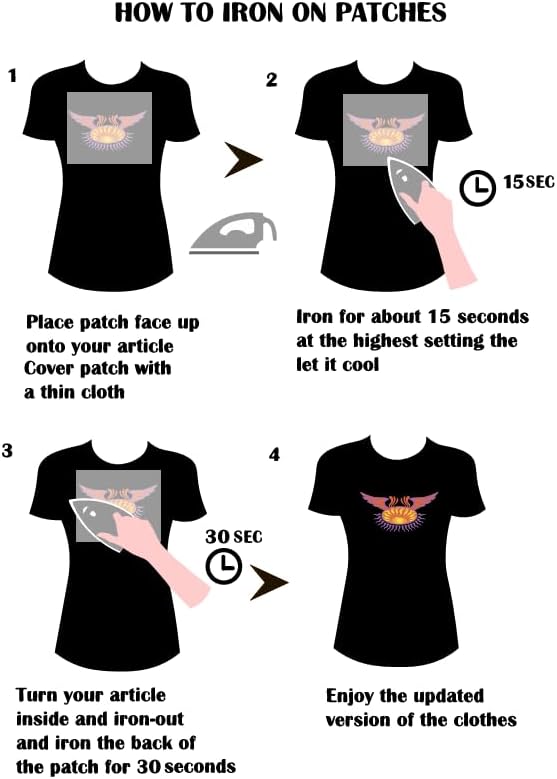 3.5" Statue of Liberty Iron On Patch - Embroidered New York Traveler USA American Travel Applique Appliques Iron On Sew On Patches for Holes, Clothing, Jeans, Hat, Backpacks, Clothes - Image 4