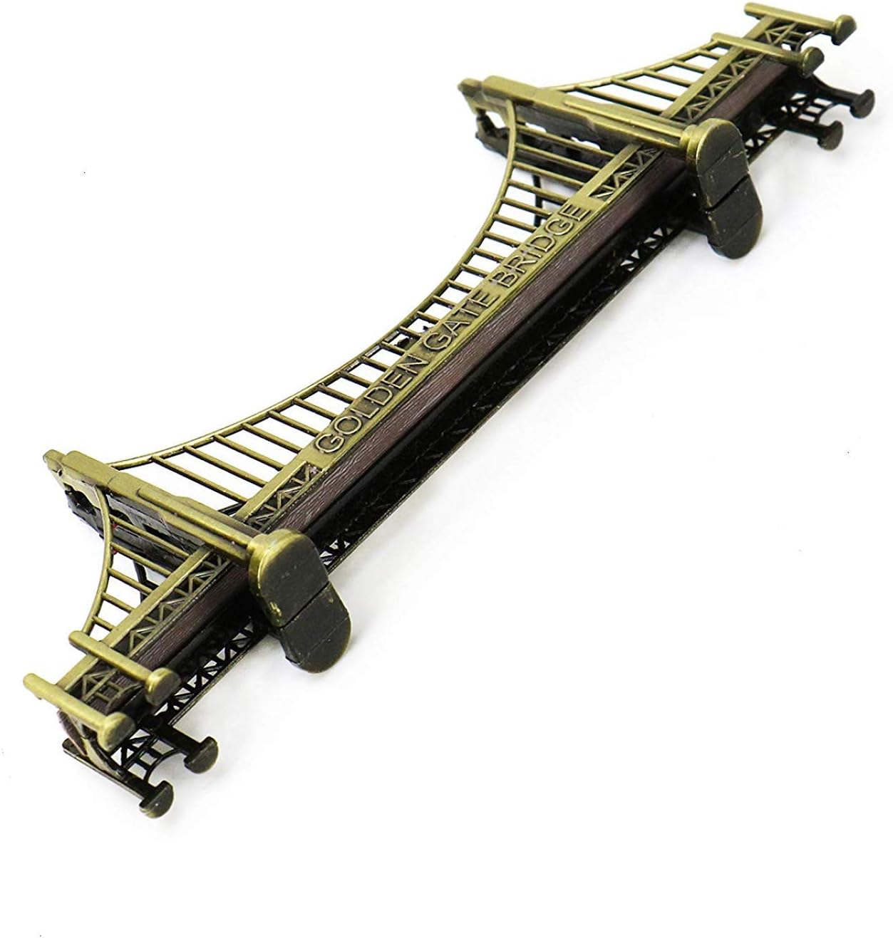 PROW® Golden Gate Bridge 7 inch Souvenir Statues American Travel Model Plating Architecture Bridge Metal Tabletop Decoration Children's Gifts Sculptures - Image 5