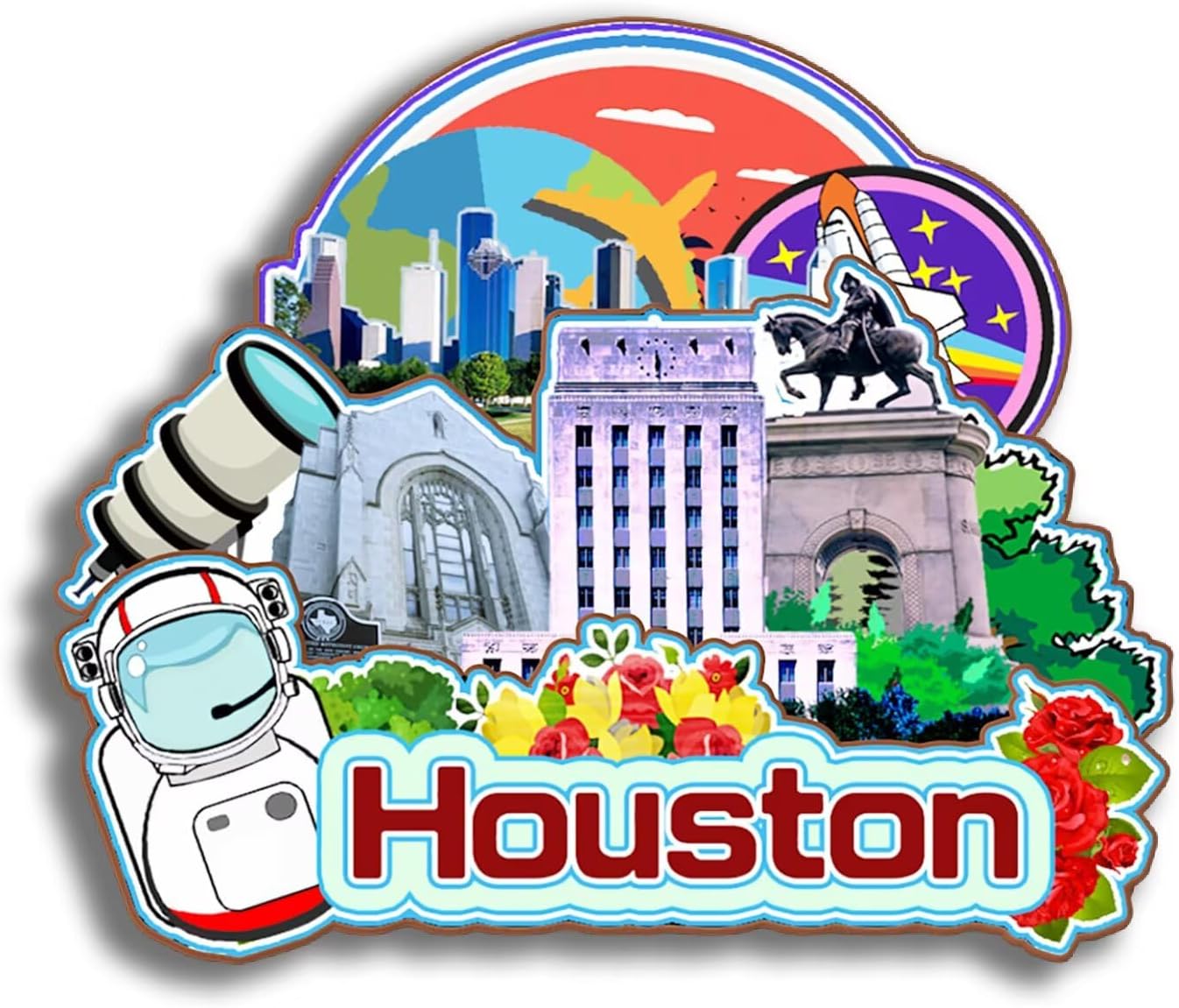 Dwutahcy 3D Wooden Fridge Magnet for National Park of American Samoa Texas USA Travel Souvenirs Gifts Classic Home Crafts Collectibles Kitchen Decoration Office Whiteboard Landmark - Image 3