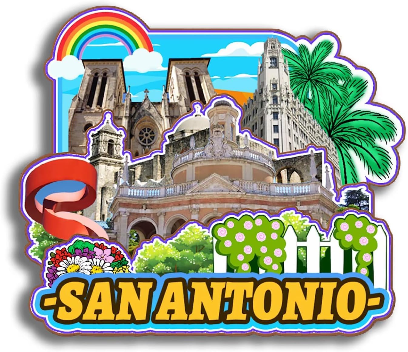 Dwutahcy 3D Wooden Fridge Magnet for National Park of American Samoa Texas USA Travel Souvenirs Gifts Classic Home Crafts Collectibles Kitchen Decoration Office Whiteboard Landmark - Image 17