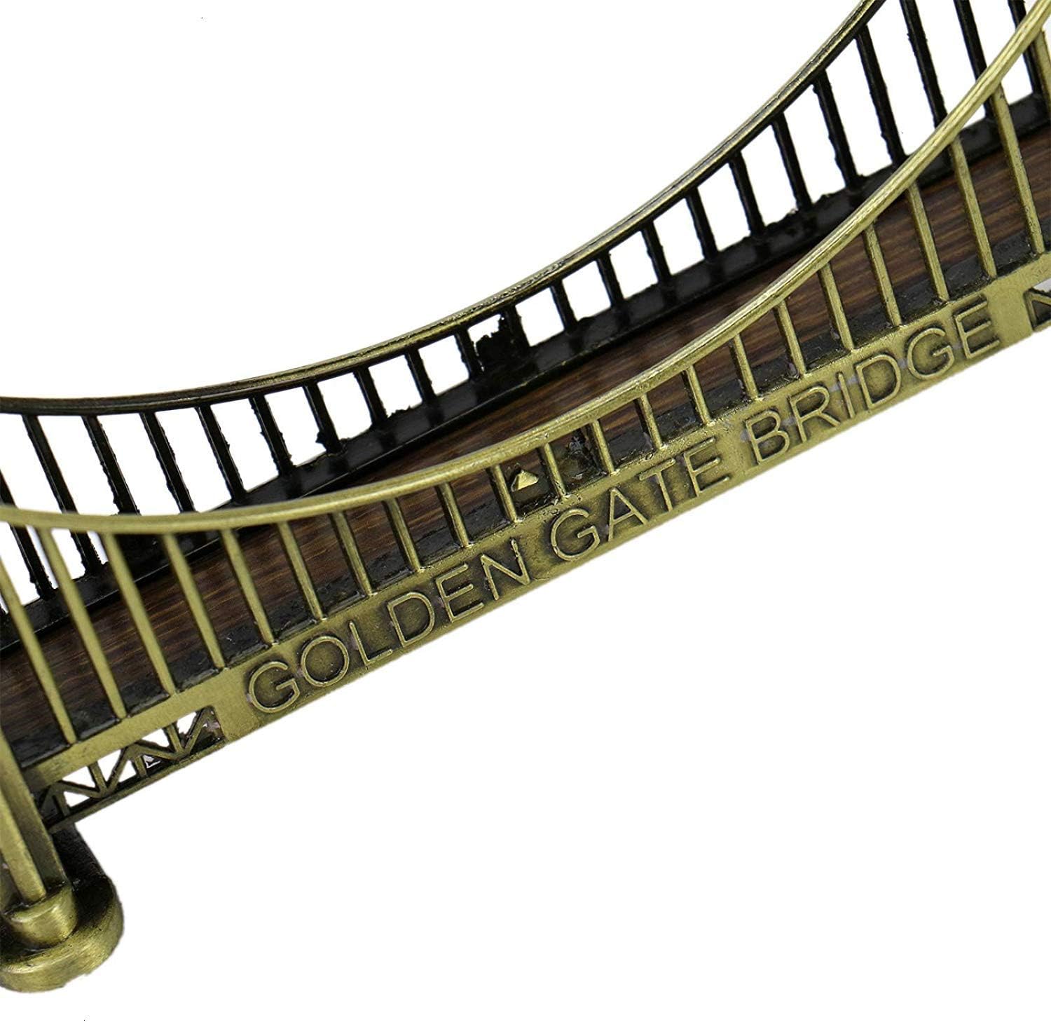 PROW® Golden Gate Bridge 7 inch Souvenir Statues American Travel Model Plating Architecture Bridge Metal Tabletop Decoration Children's Gifts Sculptures - Image 4