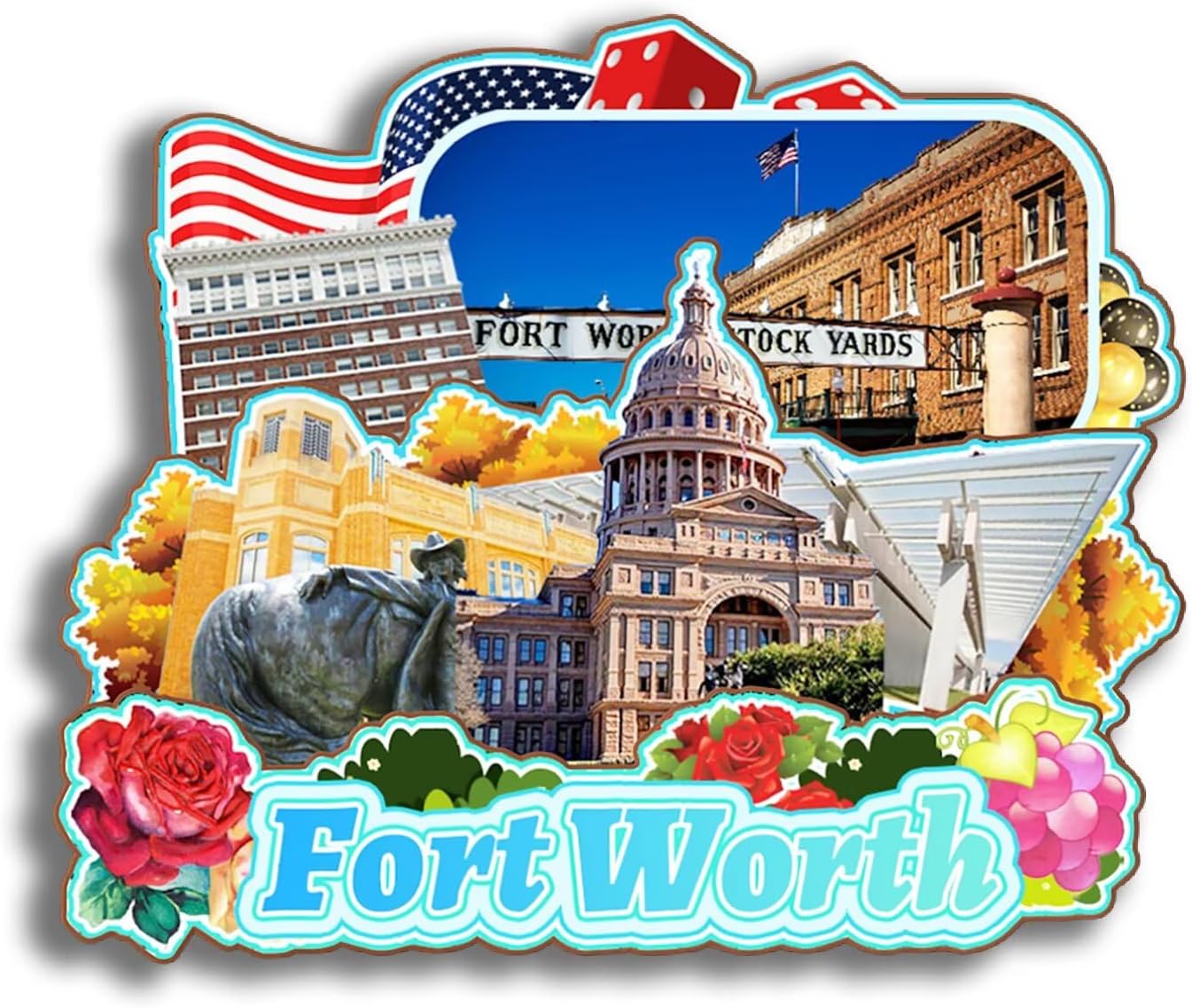 Dwutahcy 3D Wooden Fridge Magnet for National Park of American Samoa Texas USA Travel Souvenirs Gifts Classic Home Crafts Collectibles Kitchen Decoration Office Whiteboard Landmark - Image 35