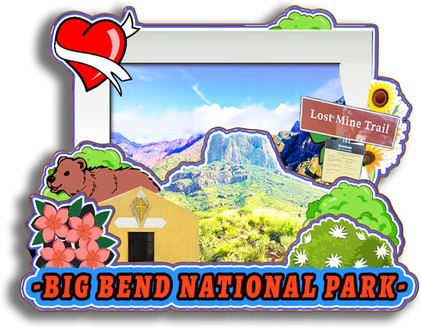 Dwutahcy 3D Wooden Fridge Magnet for National Park of American Samoa Texas USA Travel Souvenirs Gifts Classic Home Crafts Collectibles Kitchen Decoration Office Whiteboard Landmark - Image 30