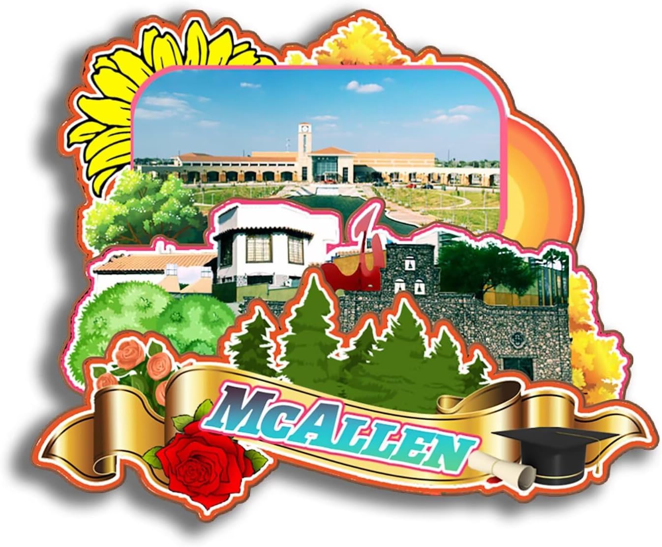 Dwutahcy 3D Wooden Fridge Magnet for National Park of American Samoa Texas USA Travel Souvenirs Gifts Classic Home Crafts Collectibles Kitchen Decoration Office Whiteboard Landmark - Image 32