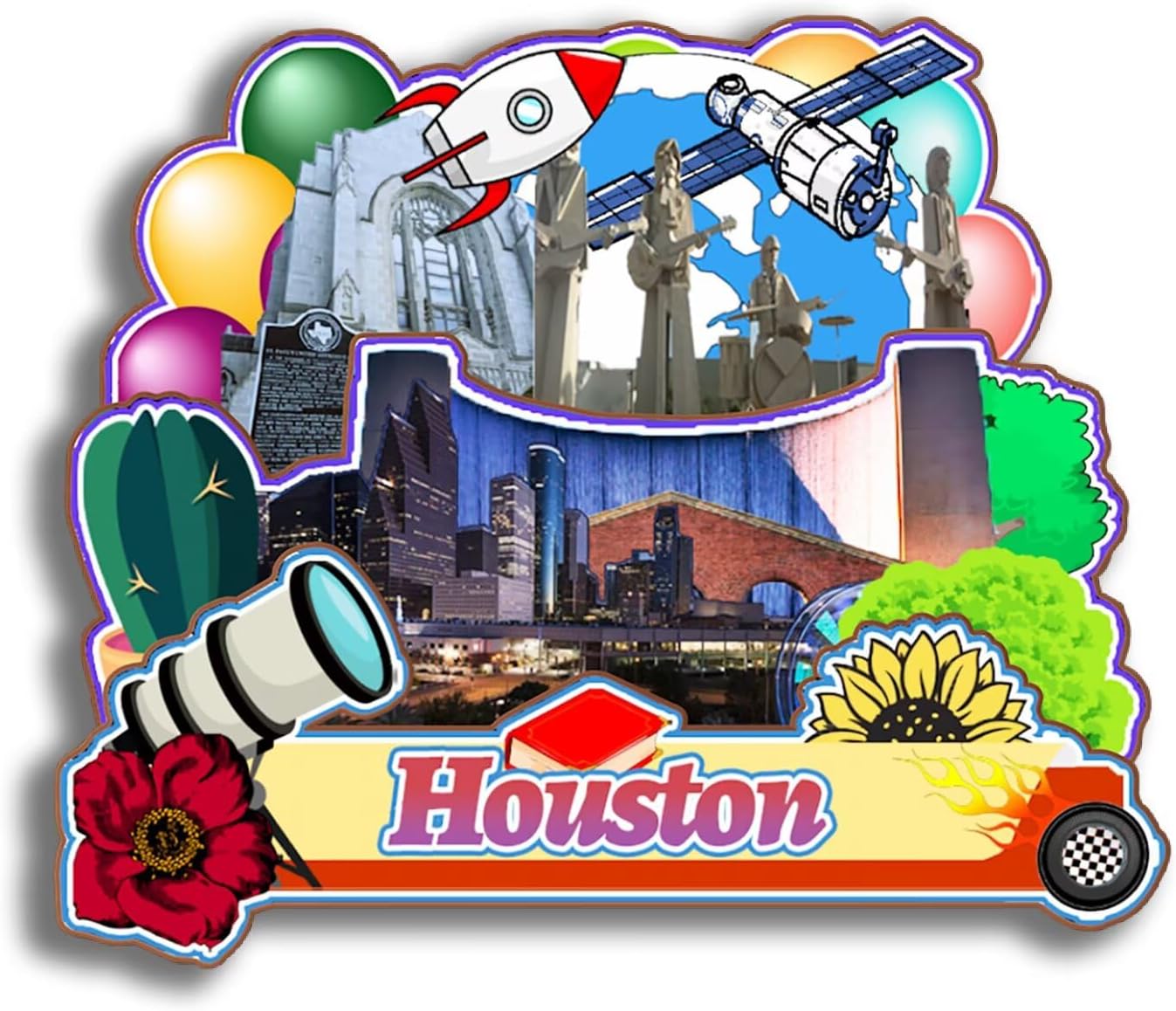 Dwutahcy 3D Wooden Fridge Magnet for National Park of American Samoa Texas USA Travel Souvenirs Gifts Classic Home Crafts Collectibles Kitchen Decoration Office Whiteboard Landmark - Image 15