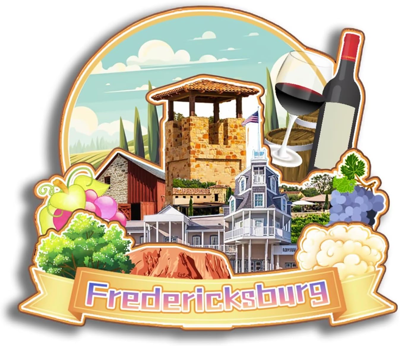 Dwutahcy 3D Wooden Fridge Magnet for National Park of American Samoa Texas USA Travel Souvenirs Gifts Classic Home Crafts Collectibles Kitchen Decoration Office Whiteboard Landmark - Image 9