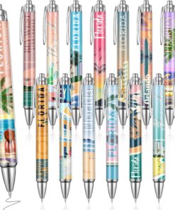 Sayglossy 15 Pcs Los Angeles Travel Ballpoint Pens Los Angeles Souvenirs Gifts American Travel Pen Bulk Retractable USA Souvenirs for Office Supplies Traveler Gifts