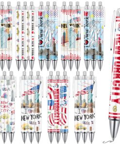 Wxiben Florida Travel Ballpoint Pens - 24 Pcs Florida Souvenirs Gifts American City Travel Pens Set Retractable Smooth Ball Point Pen USA Souvenirs Gift for Office School Stationery Traveler Supplies