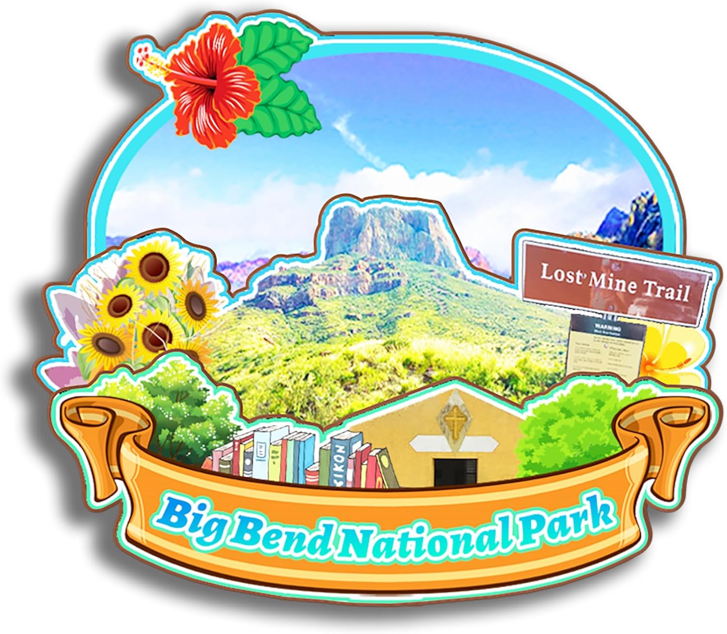 Dwutahcy 3D Wooden Fridge Magnet for National Park of American Samoa Texas USA Travel Souvenirs Gifts Classic Home Crafts Collectibles Kitchen Decoration Office Whiteboard Landmark - Image 48